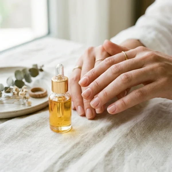 Flacon pipette de l'Huile Nourrissante Cuticules DANA Aesthetic pour nutrition quotidienne